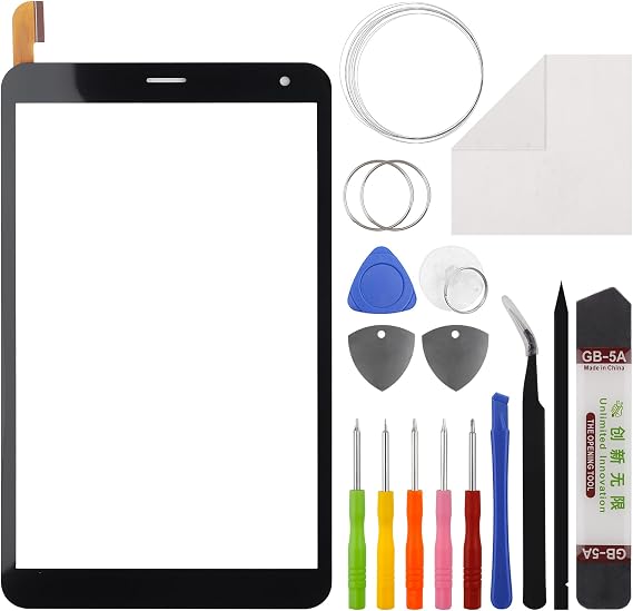 New Touch Screen Digitizer Replacement for Maxwest Nitro 8 with Specialized Repair Tools Kit.(with Touch Function) (No LCD Screen)-with OCA Adhesive