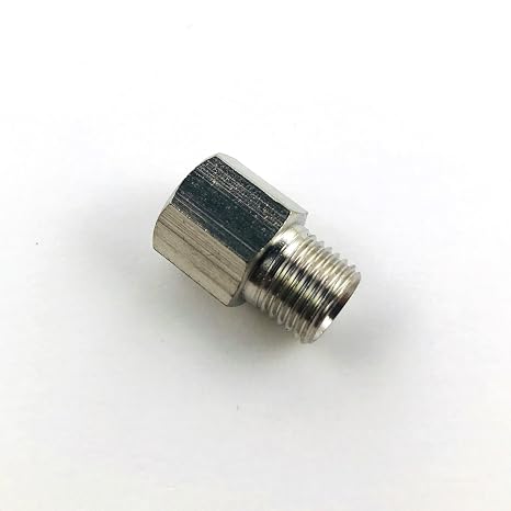 Pipe 1/4" NPT Female to M10 M10X1 Male Metric Adapter Fitting Oil Pressure
