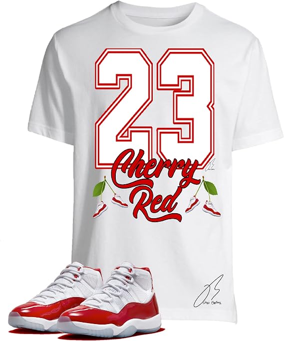 Shirt To Match Jordan Retro 11 Cherry Red,23 Unisex Graphic Tee