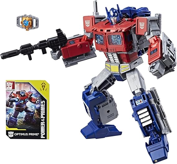 Transformers: Generations Power of the Primes Leader Evolution Optimus Prime | Transformers Generations Power Of The Primes 10 Inch Action Figure Leader Class Wave 1 - Optimus Prime