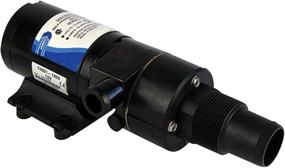 Jabsco 18590 Series Macerator Pump, Self Priming, Run Dry Protection, Waste Evacuation