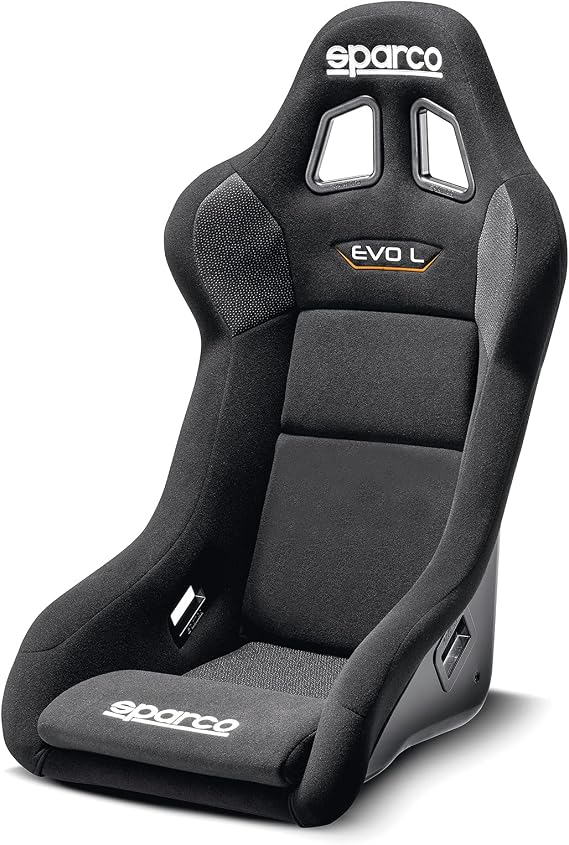 Evo L Gaming Seat in Black by SPARCO