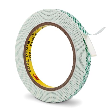 3M Double Sided Foam Tape 0.39" x 10Ft Peel and Stick Mounting Tape, White