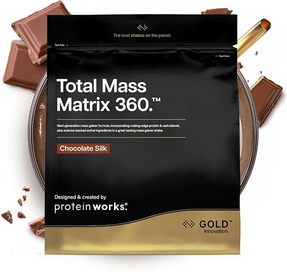 Protein Works | Total Mass Matrix 360 - Gold, Chocolate Silk, 2.12kg