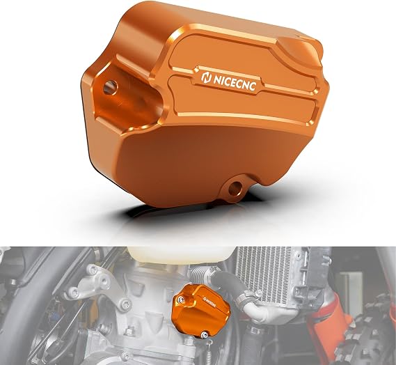 NICECNC Orange Oversized Engine Power Valvula Cover | Compatible with KTM 250/300 SX/XC 2023-2025 250/300 XC-W/EXC 2024-2025 Compatible with GasGas MC/EX/EC 250/300 2024-2025