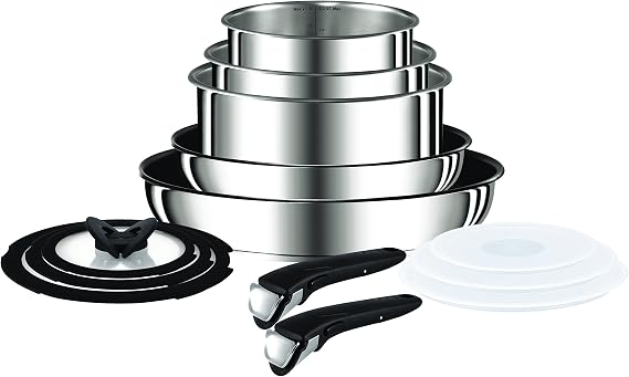 Tefal Ingenio Set, Stainless Steel, 13 Piece