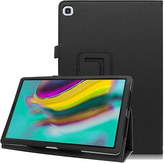 Epicgadget Case for Samsung Galaxy Tab A7 Lite SM-T220/SM-T225 - Lightweight PU Leather Folding Folio Stand Case for Galaxy Tablet A7 Lite 8.7 Inch Tablet 2021 Released (Black)