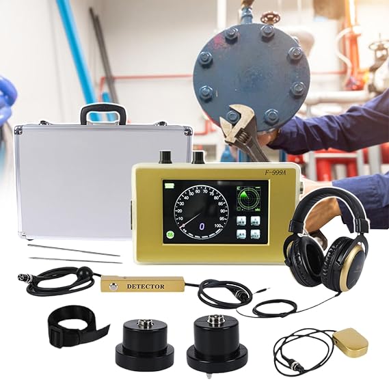 Water Pipe Leak Detector, Underground Pipe Water Leak Detector for Home and Outdoor Use, Ultrasonic Water Leak Geophone Sensor, Sensor
