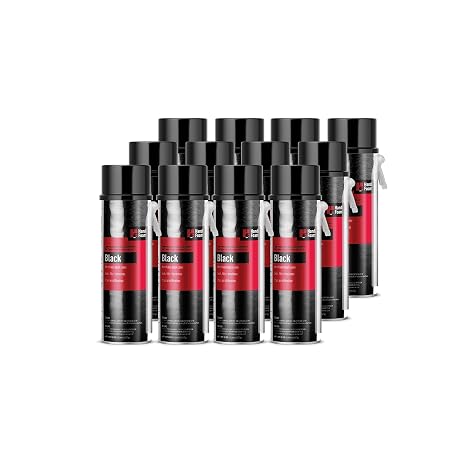 HandiFoam 12 oz Black Foam Sealant, P30053-12 cans