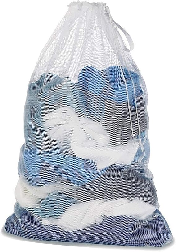 DoGeek Laundry Net for Washing Machine - Laundry Bag for Lingerie Socks Tights Stockings and Baby Clothing (Size: 60 x 90 cm for 5 kg of Laundry) Pack of 2