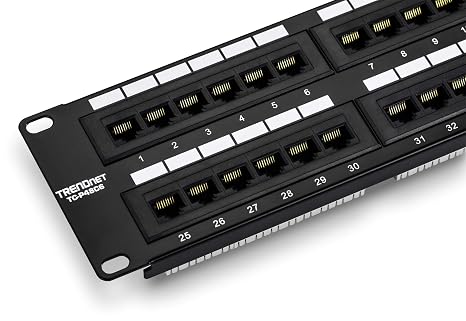 TRENDnet 48-Port Cat6 Unshielded Patch Panel, TC-P48C6