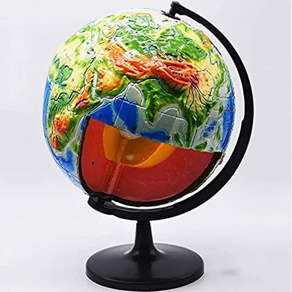 Earth Internal Structural Model, Earth Structure Model, Terrain Crustal Movement Structure Terrain Changing Plate Structure Teaching Aids for Middle School Students