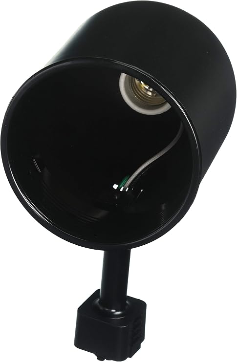 Juno Lighting Group R502 BLB BL Round Back Cylinder Light Head, Black