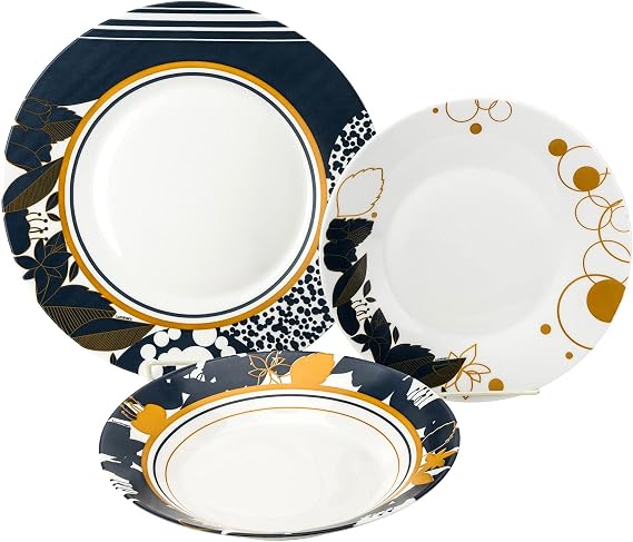Luminarc N6904 18-Piece Elm Dinner Set