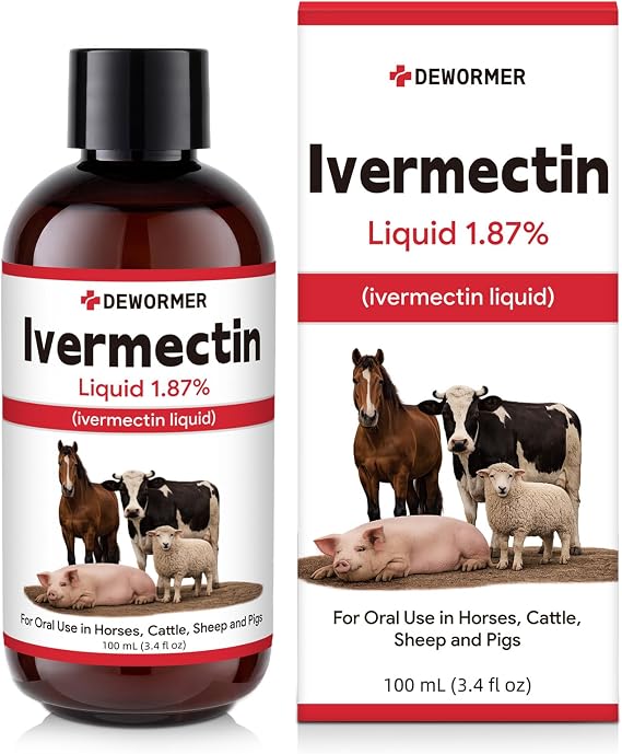 Dewormer, Liquid Formula, for Roundworms, Pinworms, and Others, 3.4 fl oz