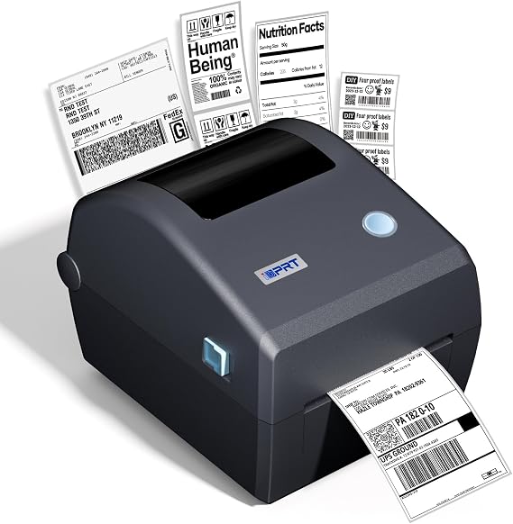 iDPRT iD880 Industrial Thermal Label Printer - 4x6 Shipping Printer USB