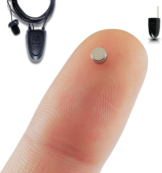 PingaOculto Bluetooth Spy Earpiece Wired Mic (Nano V5 + Vip Pro UltraMini)