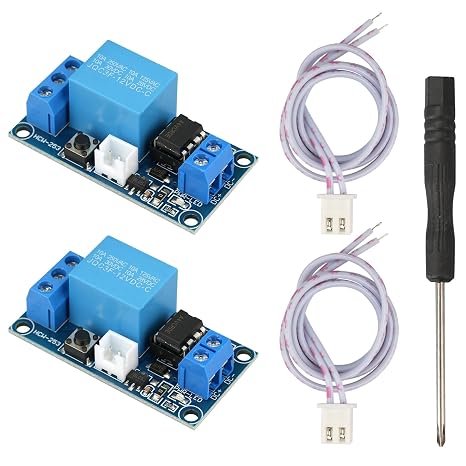 2Pcs 12V Latching Relay Module