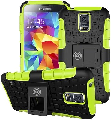 Galaxy S5 Cases for Women Or Men, Galaxy S5 Case Green Caso - Ultra Tough Wallet Thin Protection for Your Samsung Galaxy S5 Phone Green