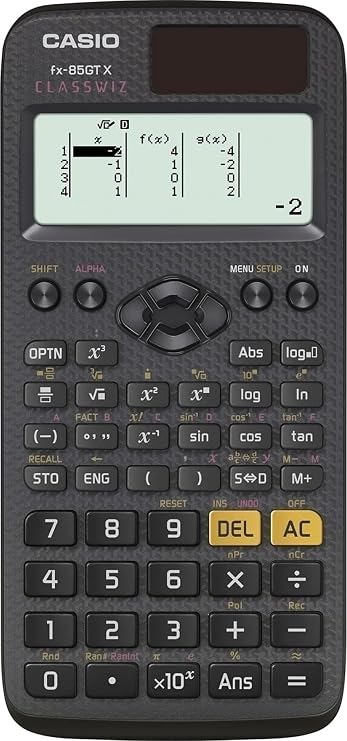 Casio fx-85GTX Scientific Calculator, Black