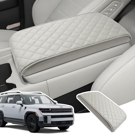 Center Console Armrest Cover for 2024 2025 2026 Hyundai Santa Fe