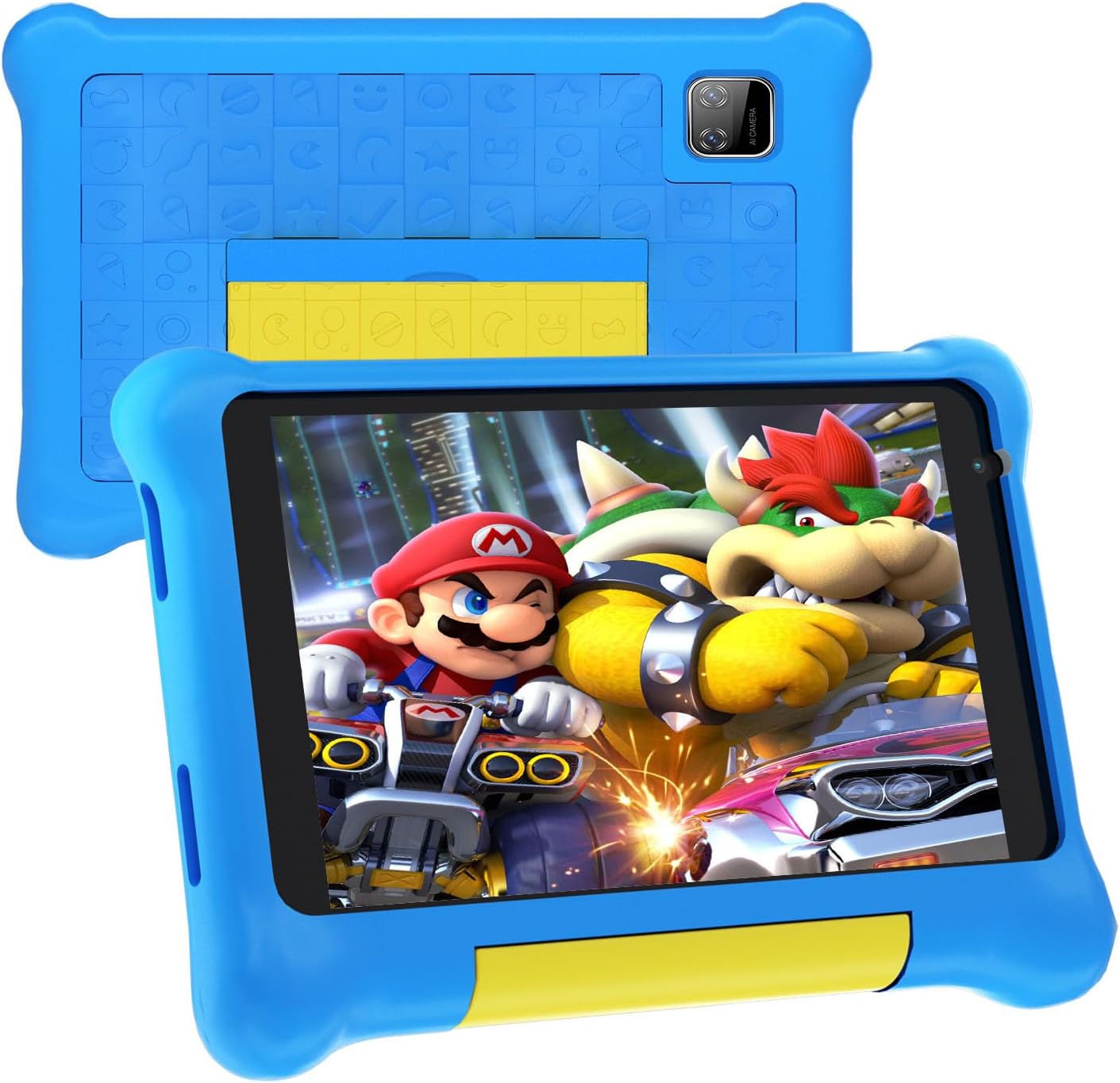 HotLight Kids Tablet 7 Inch Tablet for Kids with Android 13 5GB RAM32GB ROM128GB Expandable Wi-Fi Bluetooth Type-C Kids Tablet with Quad Core Blue