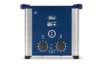 Elmasonic 111 8882-101 EP10H Ultrasonic Cleaner for Jewelry, Lab/Dental Cleaning with Deep Clean Dynamic Mode & Gentle Eco Mode, Heater/Timer, .25 gal Tank Capacity