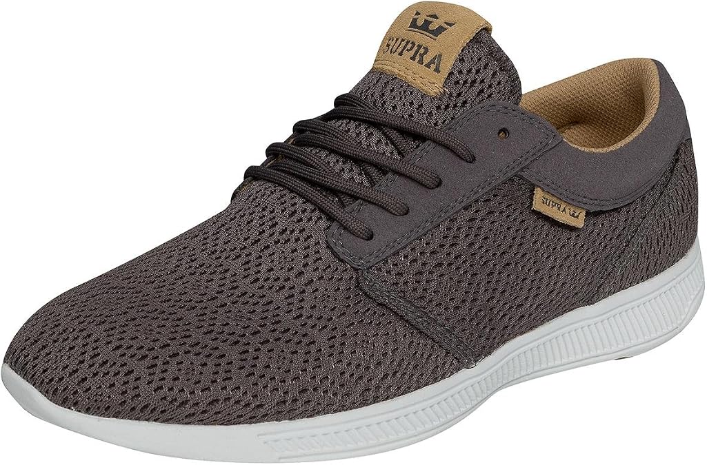Supra Men's Hammer Run Charcoal Mesh Athletic Shoe