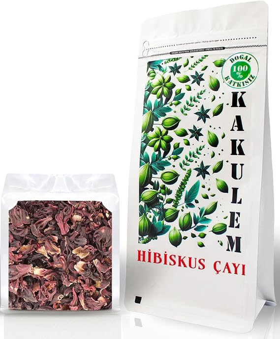 Kakulem SERTİFİKALI Doğal Kurutulmuş Hibiskus Çayı Nar Çiçeği (250 GR)