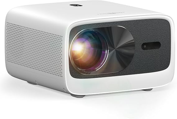 Paris Rhone Ultra 4K Projector,Native 4K Projector with WiFi 6 and Bluetooth 5.0,12w*2 3D Soundscape,600 ANSI Lumens, Android TV,Auto Focus/Keystone, Compatible with iOS/Android/HDMI/TV, White