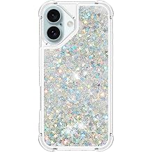 Compatible with Google Pixel 9 Case, Back, Google Pixel 9 Pro Cover, Sparkle, Glitter, Movable TPU Case, Shockproof, Shock-Absorption, Thin, Mobile Cover, Comfortable Smartphone Case Astarz