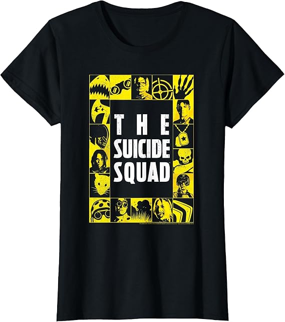 The Suicide Squad Yellow Squares Logo T-Shirt