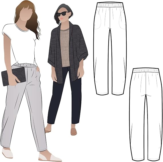 Style Arc Sewing Pattern - Besharl Pant (Sizes 04-16)