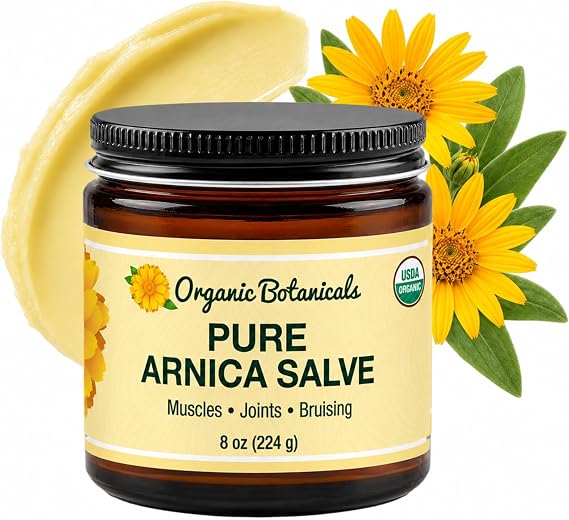 Arnica Salve for Muscles, Joints, Back & Bruises, 8 oz