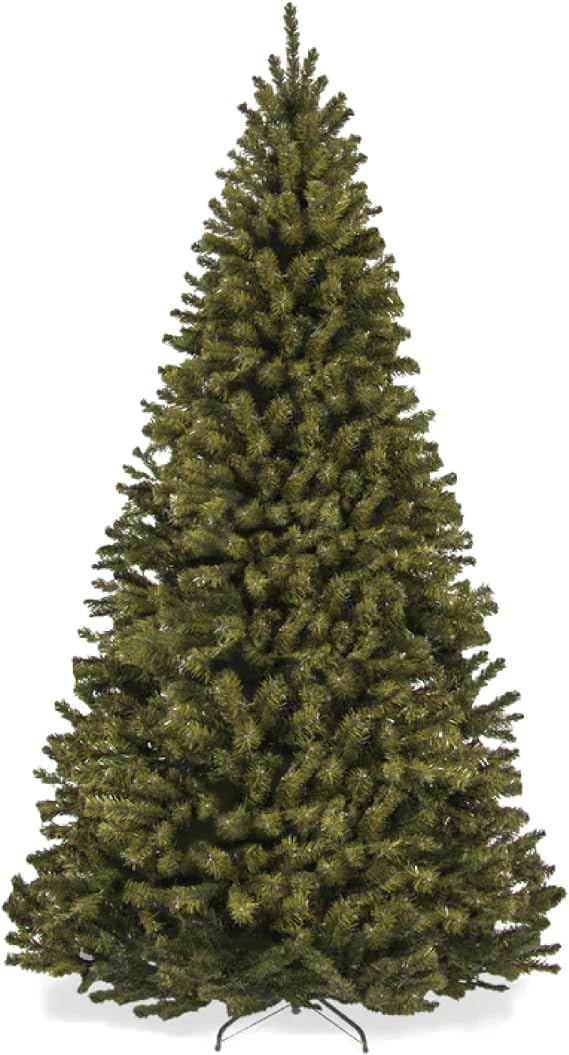 Best Choice Products Artificial Christmas Tree, 4.5ft Premium Unlit Realistic Spruce Holiday Decor w/Dense Branches, Easy Assembly, Metal Base - Green Spruce