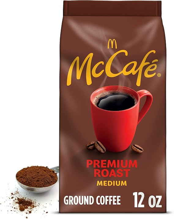 McCafe Premium Roast Smooth & Balanced Medium Roast Ground Coffee 340g Bag