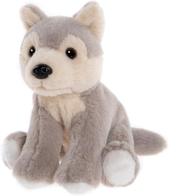 Charlie Bears Cuddle Cubs Wolf Plush Teddy Baby Cute Stuffed Toy Wolves Gift Miniature