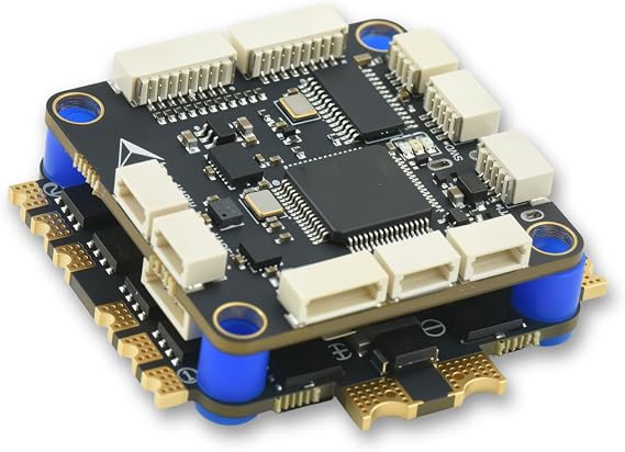 AERO SELFIE F405 Flight Controller with 60A 8 bit ESC 30x30 Stack: Supports 2-6S LiPo, O3, Dual BEC, Compatible with Betaflight, INAV, Ardupilot for FPV & Racing Drones