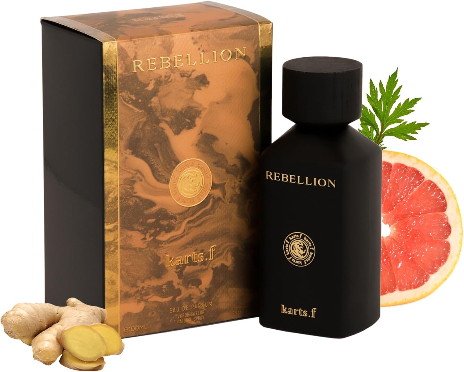 Rebellion - Inspired by Le Gemme Tygar, Fragrance for Men - 100ml Eau de Parfum by karts.f, Luxury Citrus Amber Musk Scent