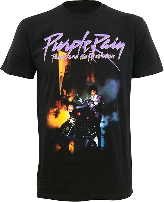 Prince Purple Rain Men's Unisex T-Shirt Black