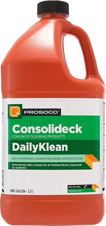 Prosoco DailyKlean | Economical daily maintenance cleaner for concrete floors - Trusted by Professionals (1-Gallon)