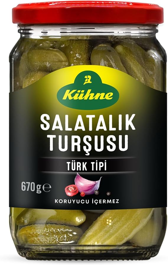 Kühne Türk Tipi Salatalık Turşusu 670 gr
