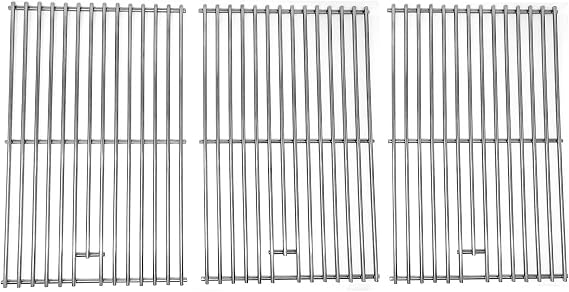 Replacement Stainless Grates For Brinkmann, Perfect Flame, Presidents Choice, Air 730-0336, 730-0511, 740-0142, 740-0165, 750-0142, 750-0165, 6537001 & Tera Gear Gas Models, Set of 3