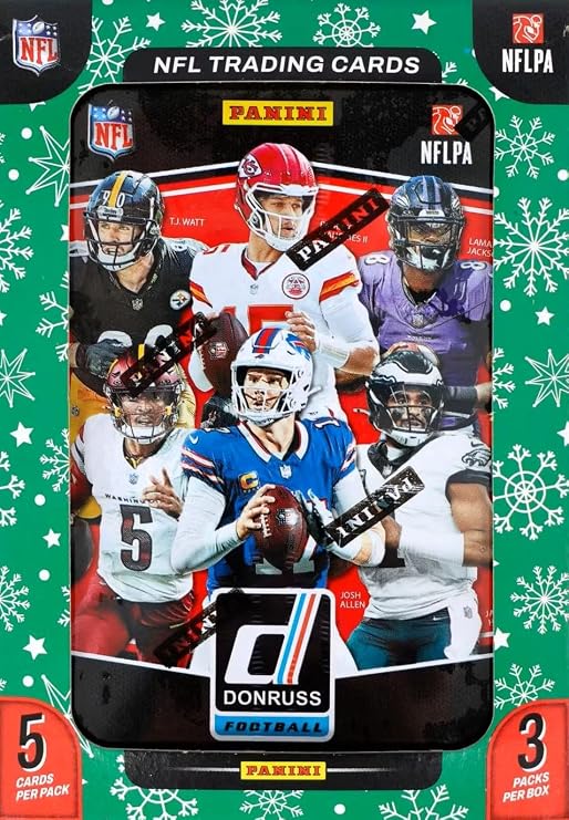 2025 Panini Donruss Football Trading Cards Tin