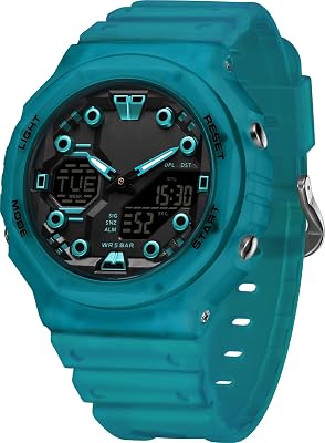 findtime Womens Sport Watches Digital Waterproof Watch Outdoor Military Tactical Wrist Watch Analog Fashion Ladies Watches with LED Luminous Alarms Stopwatch Countdown Reloj para Mujer