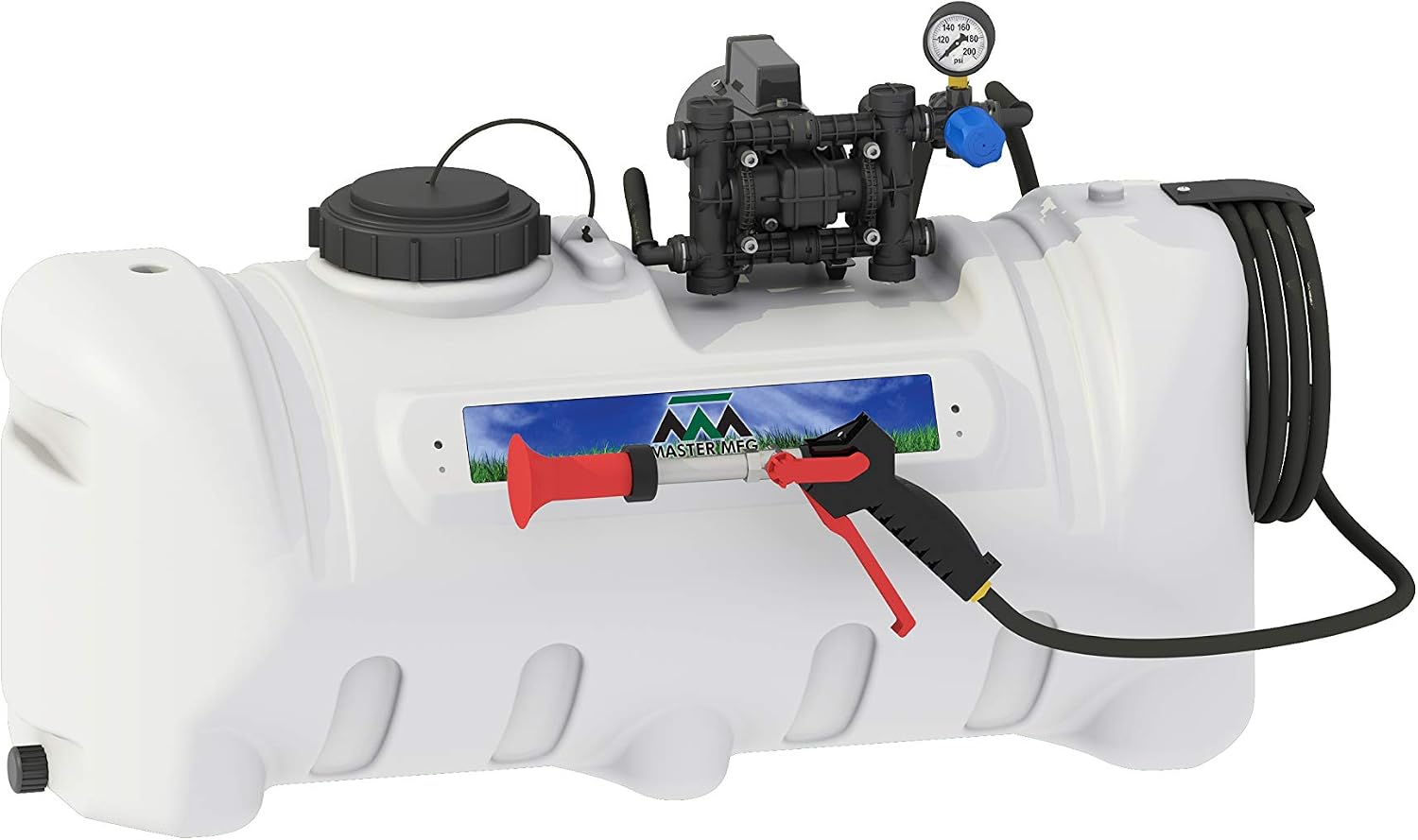 Master Manufacturing SS4-01-025P-MM High Pressure 25 Gallon UTV & ATV Spot Sprayer - 200 Psi, 2.0Gpm