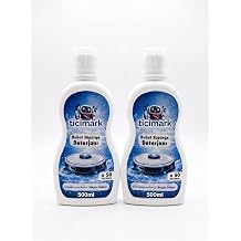 Robot Süpürge Deterjanı, Konsantre, Üstün Beyaz Sabun Kokusu, 2x500ml, 100 Kullanım, Ahşap Laminant Parke Fayans İçin