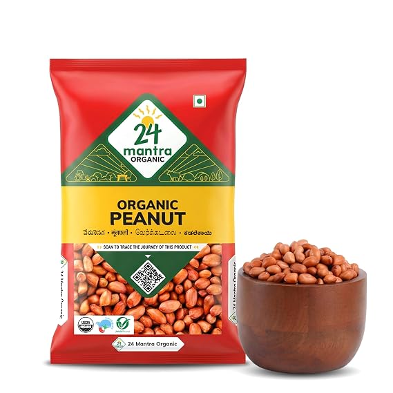 24 Mantra Organic Raw Peanut (500 G (Pack Of 1))