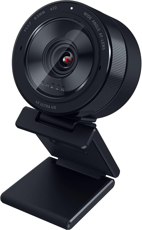 Razer Kiyo Pro Ultra - 4K Webcam for Content and Streaming Creation (Ultra High Dynamic Range UHDR UltraHD 4K 30 FPS/1080P 60 FPS Auto Focus with AI Light Sensor with 2.9 μm) Black