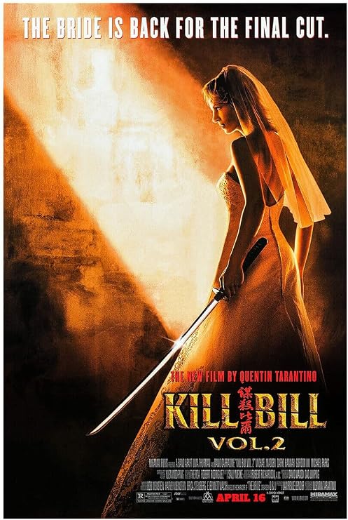 Kill Bill - Volume 2 - Quentin Tarantino - Movie Poster - Teaser #2-11 x 17 Inches
